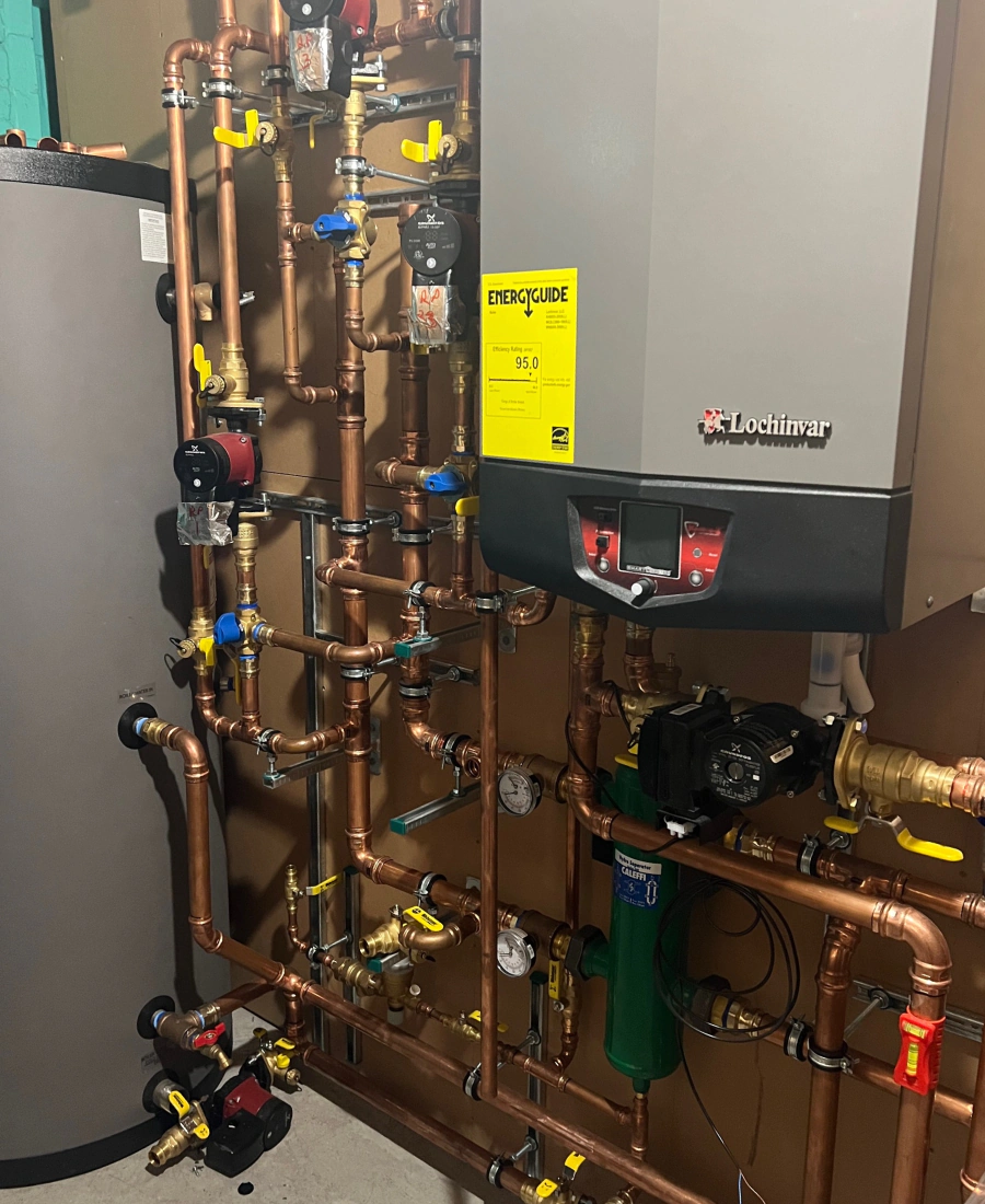 gas boiler installation